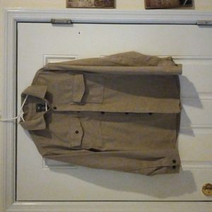 H&M Large Tan Button Up